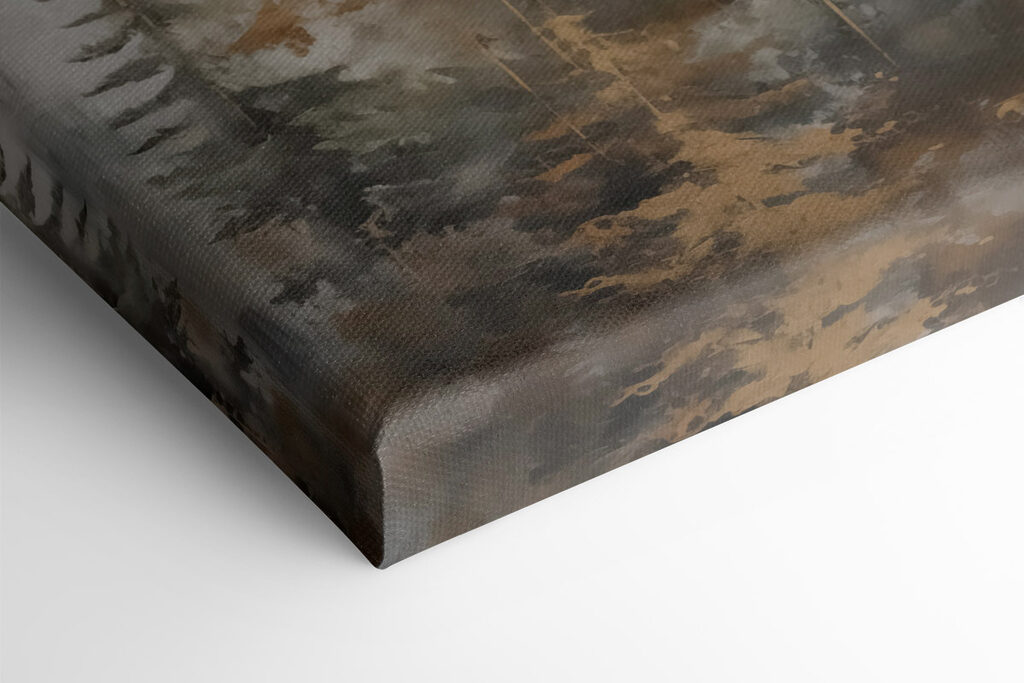 Group of paintings of trees