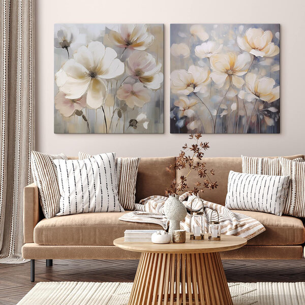 Delicate blooms in soft tones Delicate blooms in soft tones