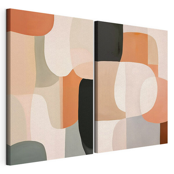 Abstract shapes in soothing colors Abstract shapes in soothing colors
