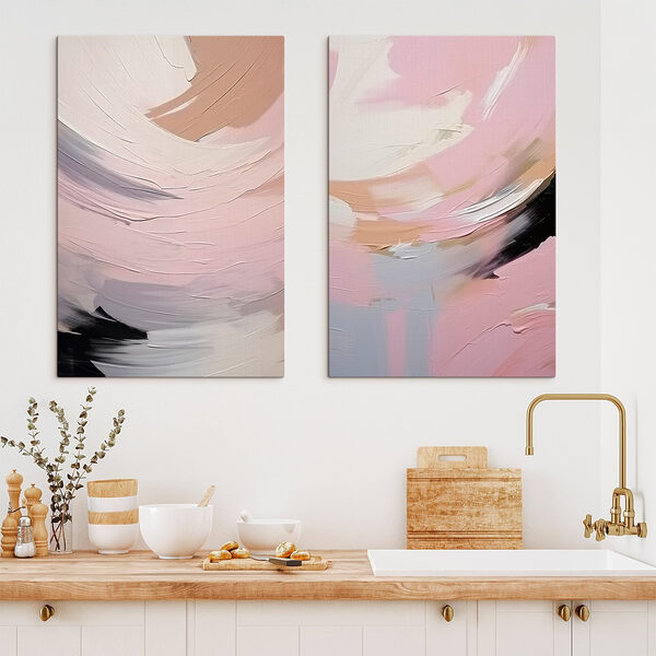 Soft hues blending in harmony