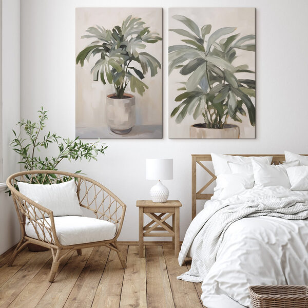Painting of a plant in a pot