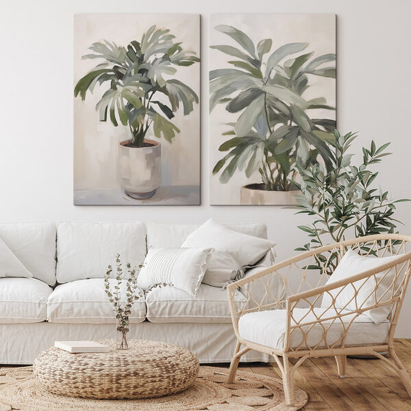 Painting of a plant in a pot