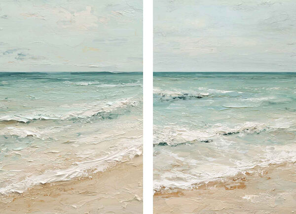 Painting of a beach