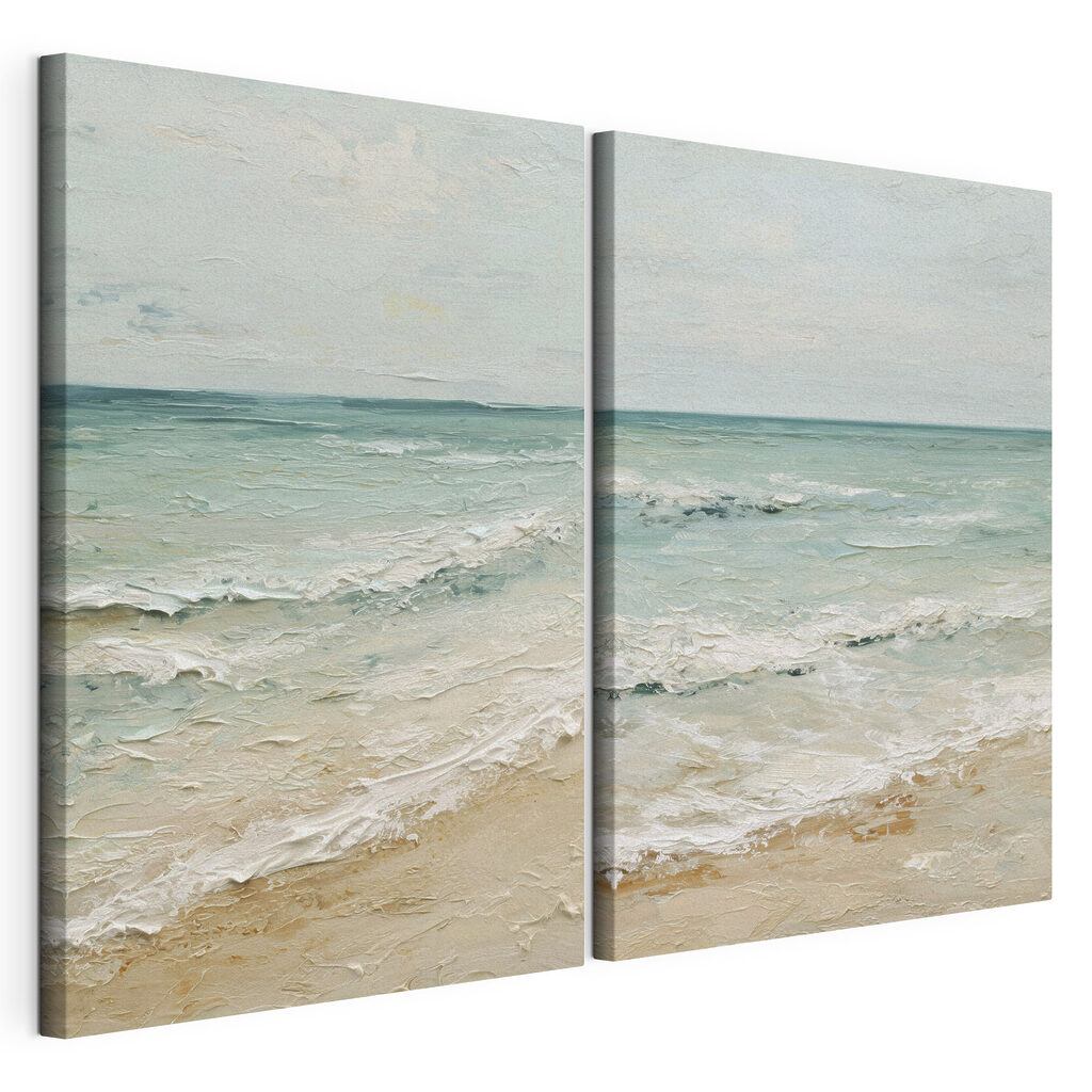 Painting of a beach