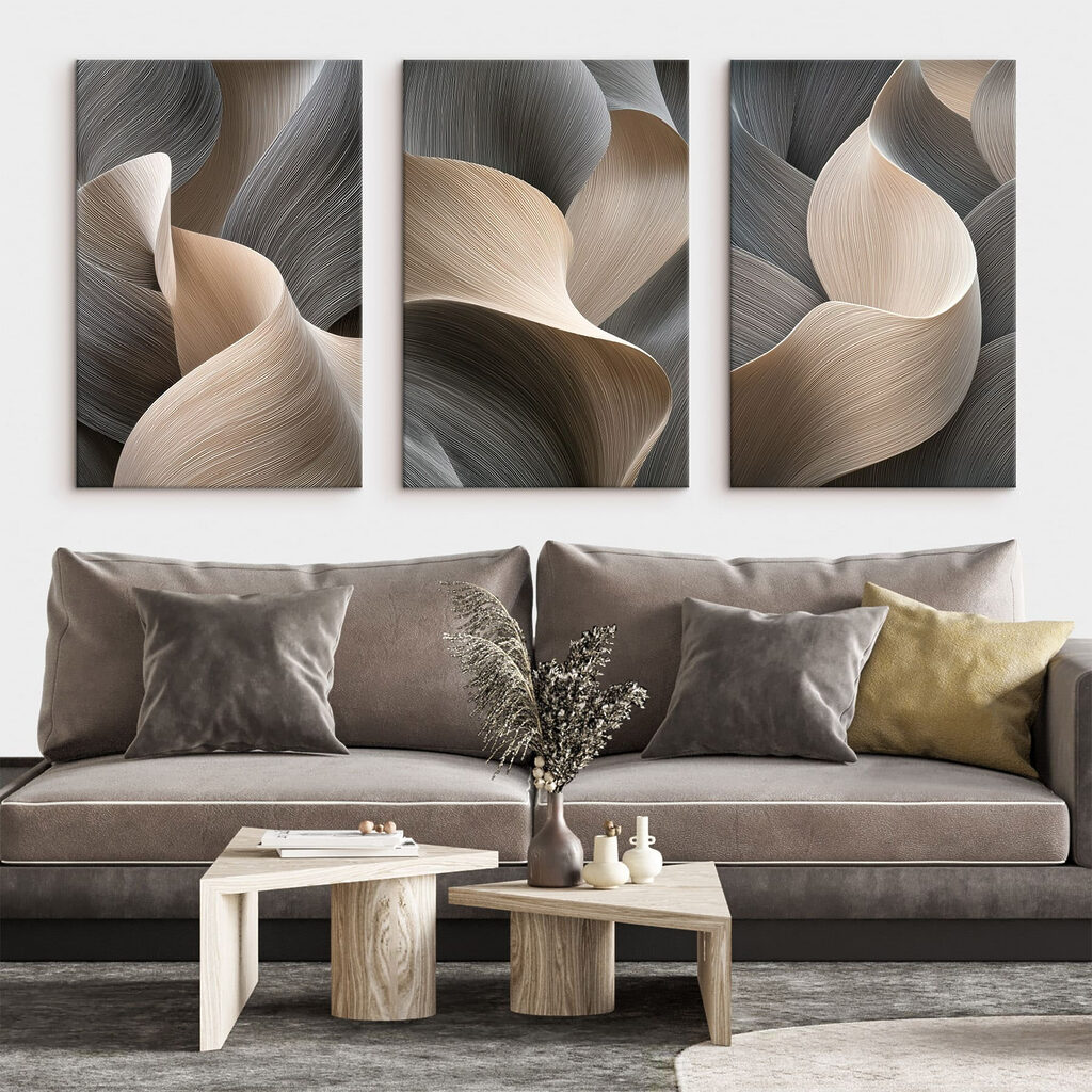 Natural curves in soft, muted tones Natural curves in soft, muted tones
