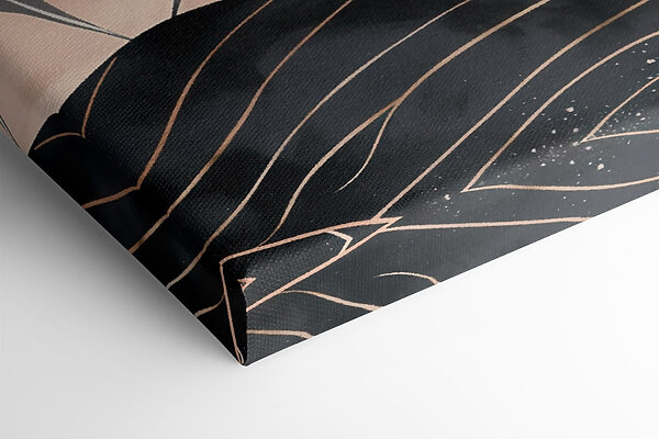 - Elegant leaves in soft hues - Elegant leaves in soft hues