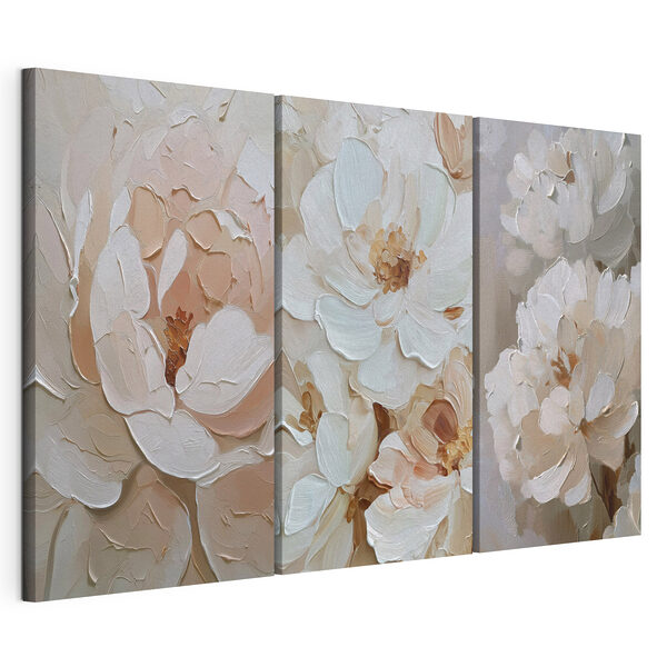 Kvetinová koláž Modulárna potlač na plátne Kvetinová koláž