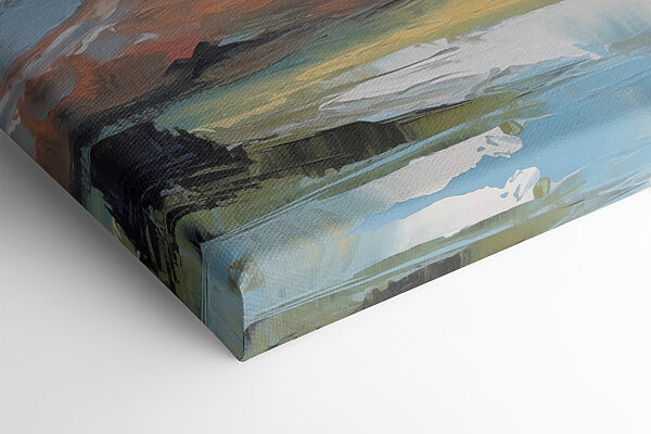 Painting of mountains and water Painting of mountains and water