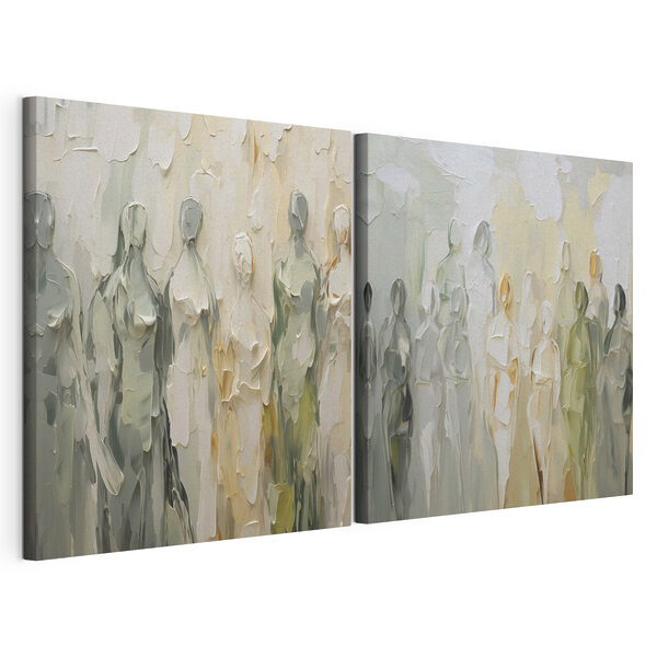 Modulárna potlač na plátne Obraz znázorňujúci skupinu ľudí