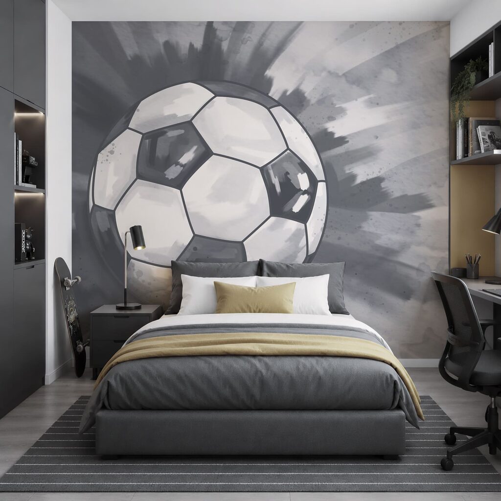 Futbalová lopta vo vzduchu