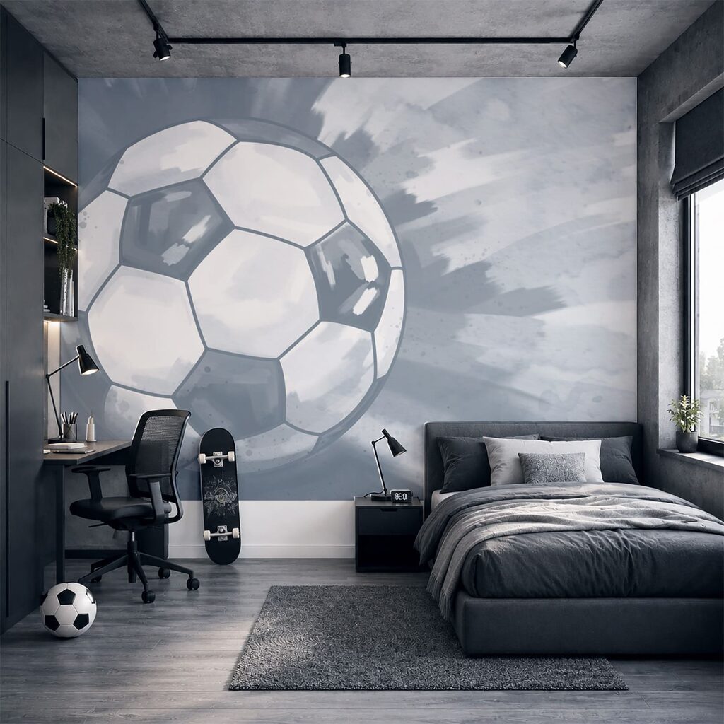 Futbalová lopta vo vzduchu