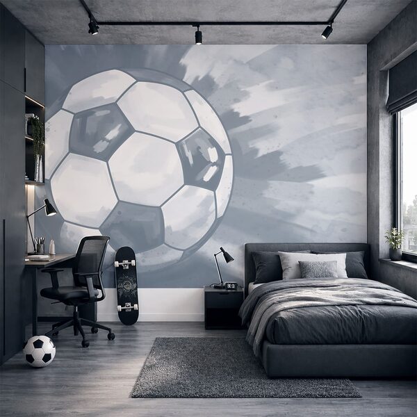 Futbalová lopta vo vzduchu