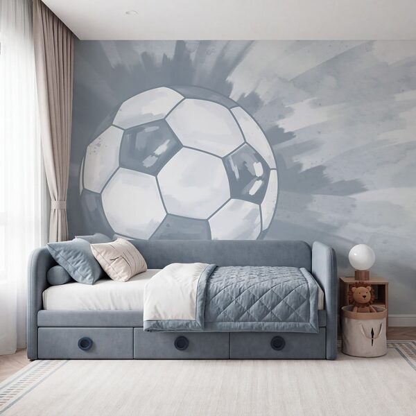 Futbalová lopta vo vzduchu