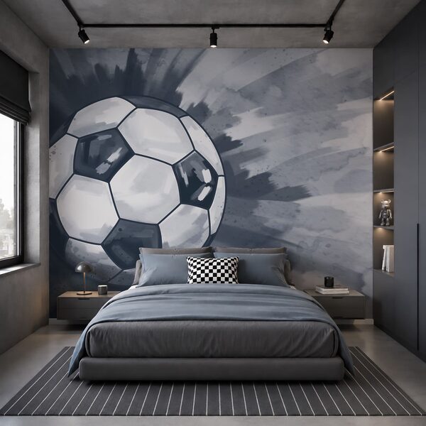 Futbalová lopta vo vzduchu Futbalová lopta vo vzduchu