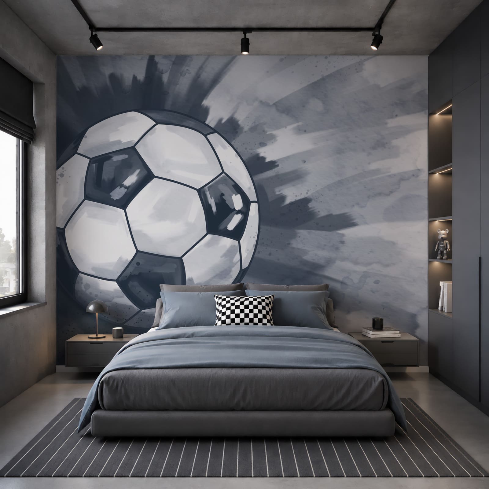 Futbalová lopta vo vzduchu Futbalová lopta vo vzduchu