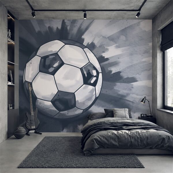 Futbalová lopta vo vzduchu Futbalová lopta vo vzduchu