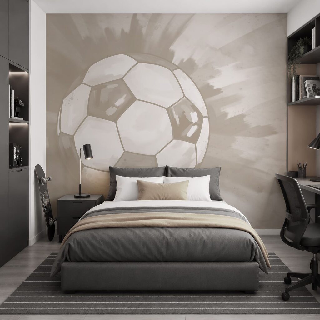 Futbalová lopta vo vzduchu Futbalová lopta vo vzduchu