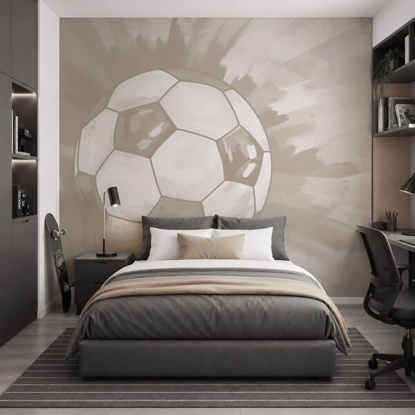 Futbalová lopta vo vzduchu Futbalová lopta vo vzduchu