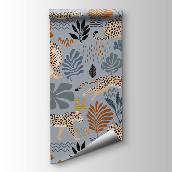 Pattern of leopards and plants Pattern of leopards and plants