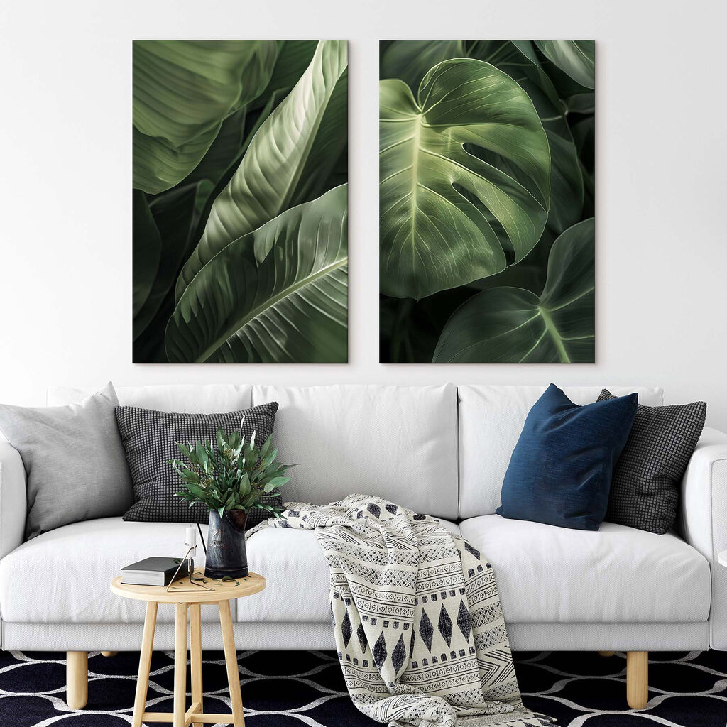 Lush greenery in harmonious patterns Lush greenery in harmonious patterns