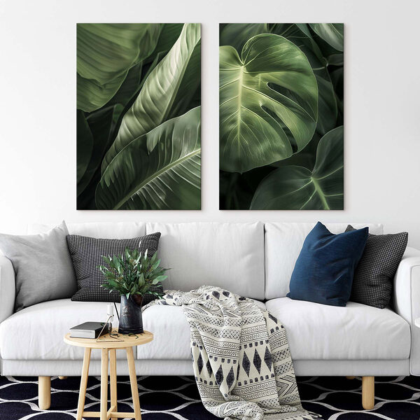 Lush greenery in harmonious patterns Lush greenery in harmonious patterns