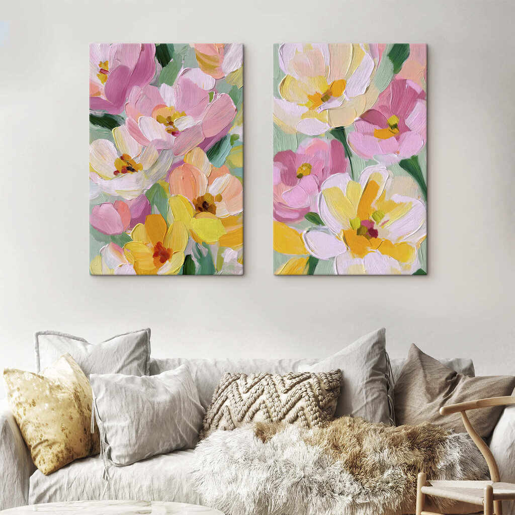 Colorful blooms in vibrant harmony Colorful blooms in vibrant harmony