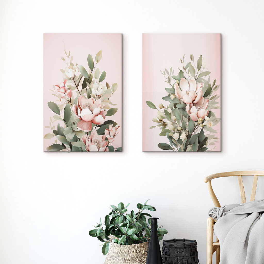 Delicate blooms in soft hues Delicate blooms in soft hues