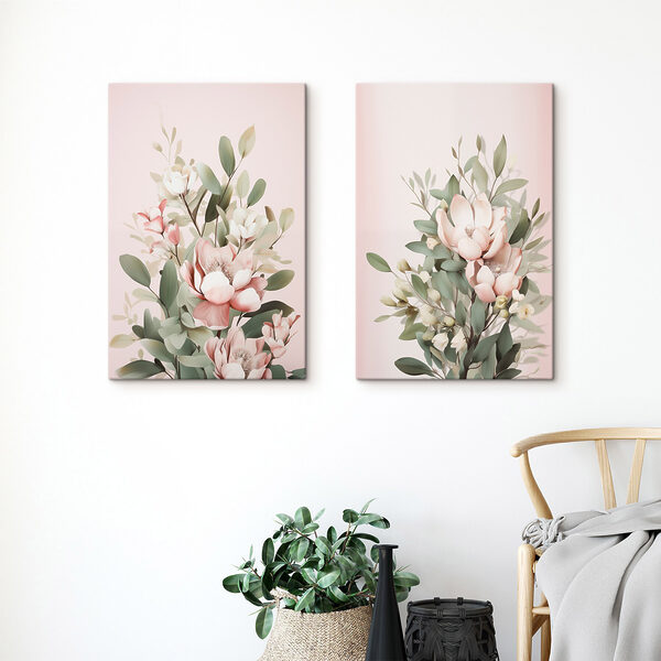 Delicate blooms in soft hues Delicate blooms in soft hues