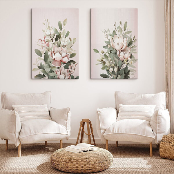 Delicate blooms in soft hues Delicate blooms in soft hues