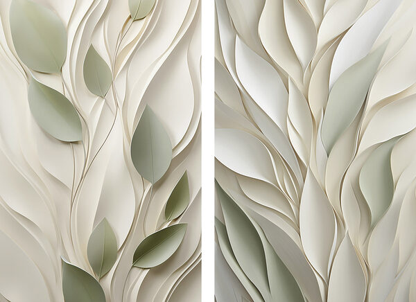 Nature-inspired patterns in soft hues Nature-inspired patterns in soft hues