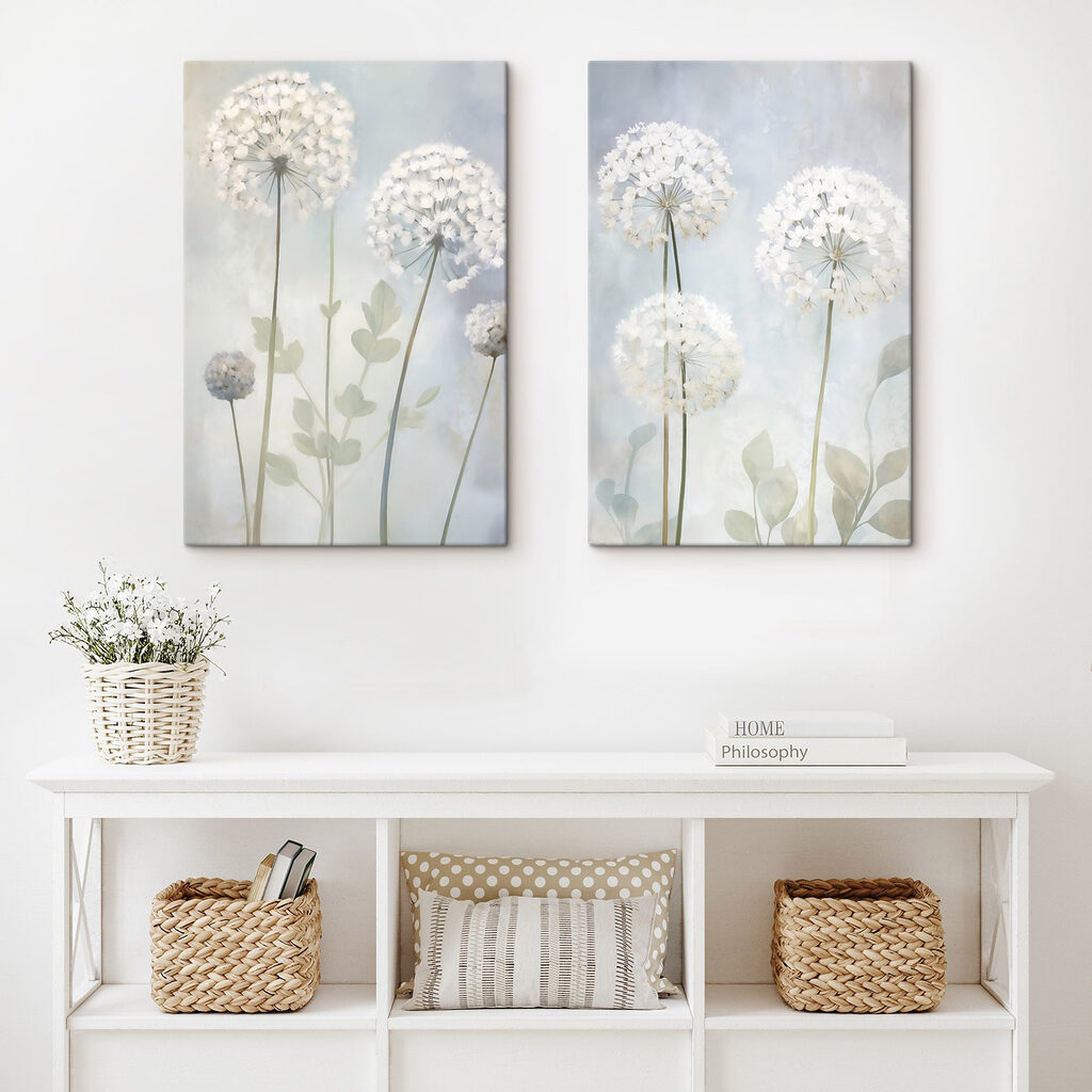 Collage of white flowers Collage of white flowers