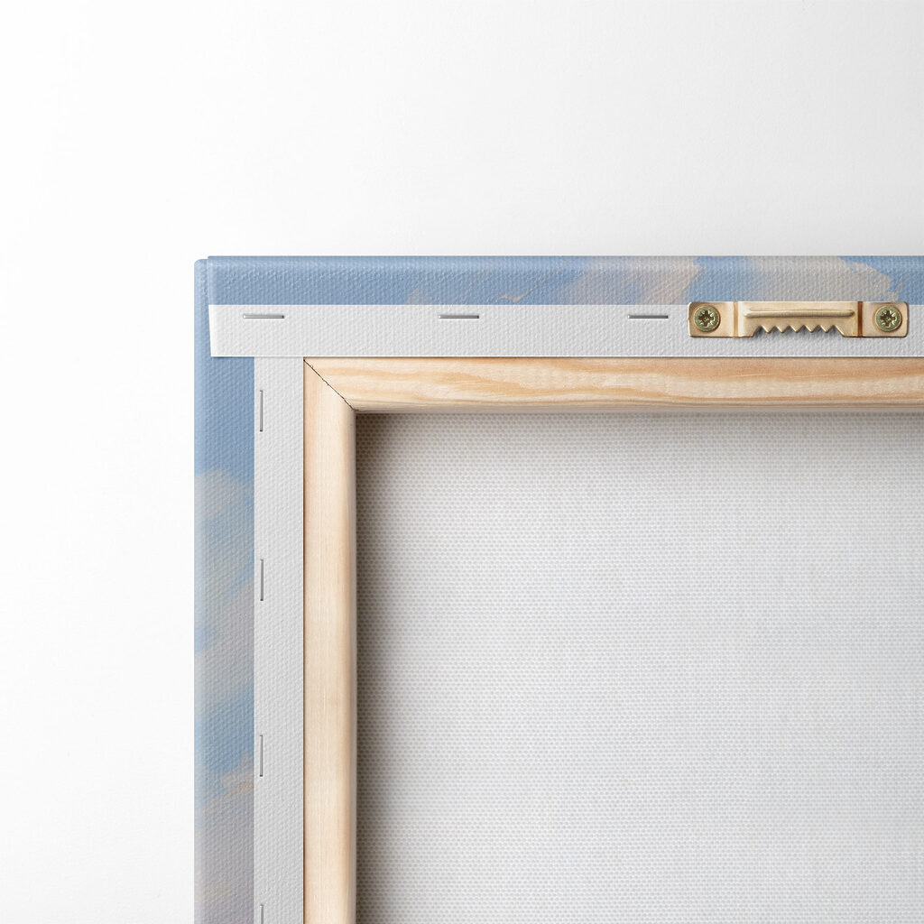 Painting of a beach and a cliff Painting of a beach and a cliff