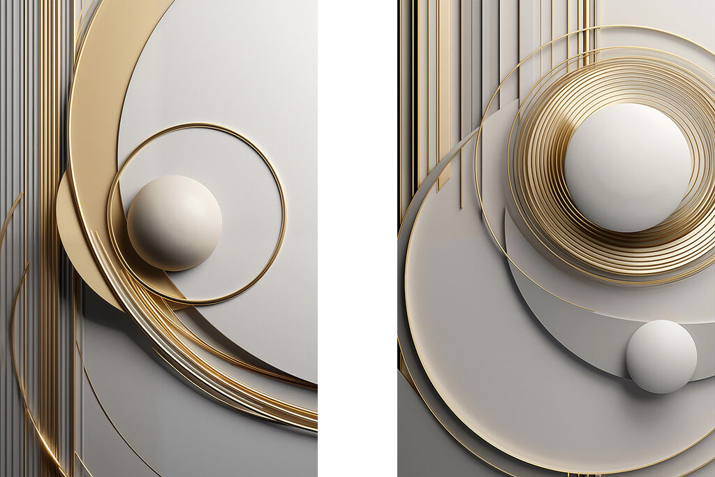 Elegant curves and spheres in harmony Elegant curves and spheres in harmony