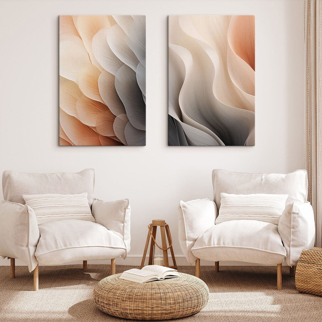 Flowing patterns in soft colors Flowing patterns in soft colors