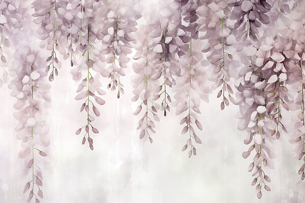 Delicate blooms in soft pastel hues