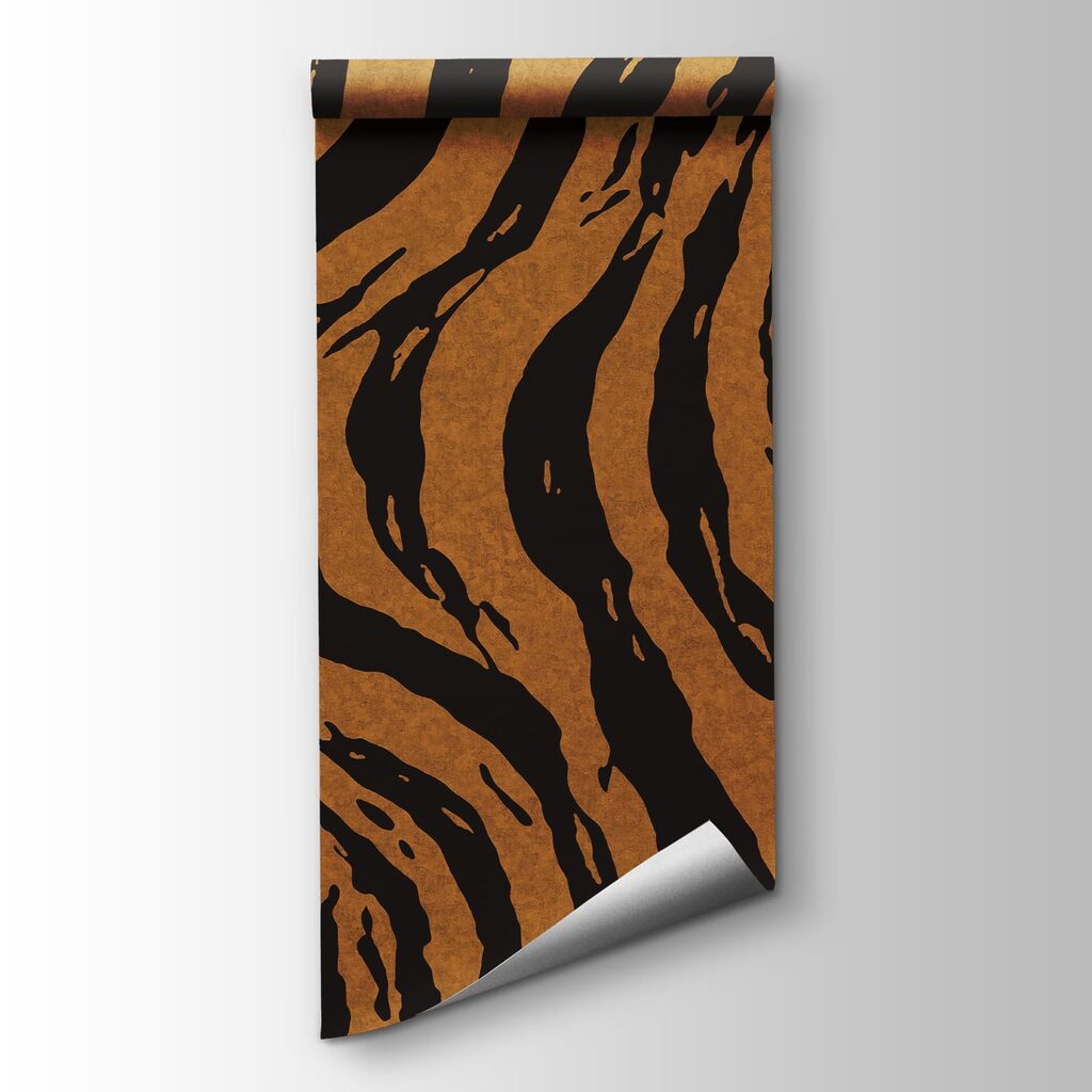Swirling patterns in earthy tones