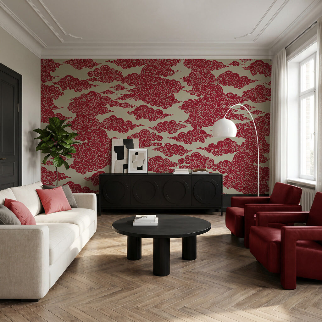 Vzor červených mrakov