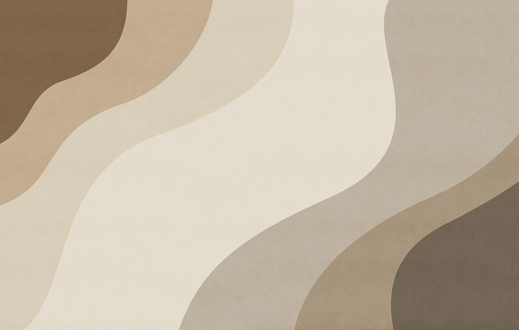 White and brown wavy pattern