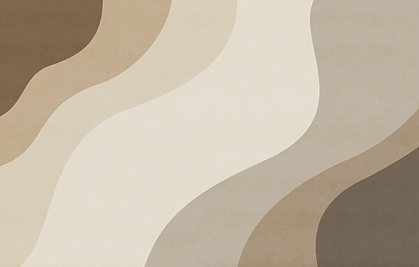 White and brown wavy pattern
