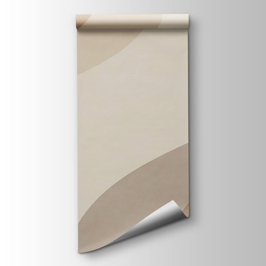 White and brown wavy pattern