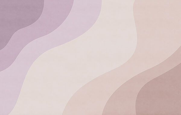 - Soft waves in gentle pastel hues - Soft waves in gentle pastel hues