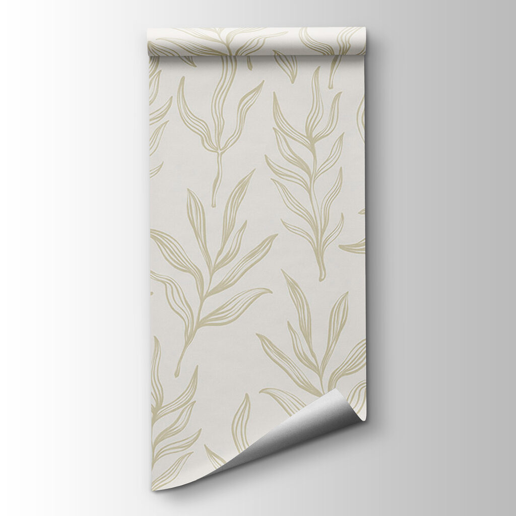 Pattern of leaves on a white background Pattern of leaves on a white background