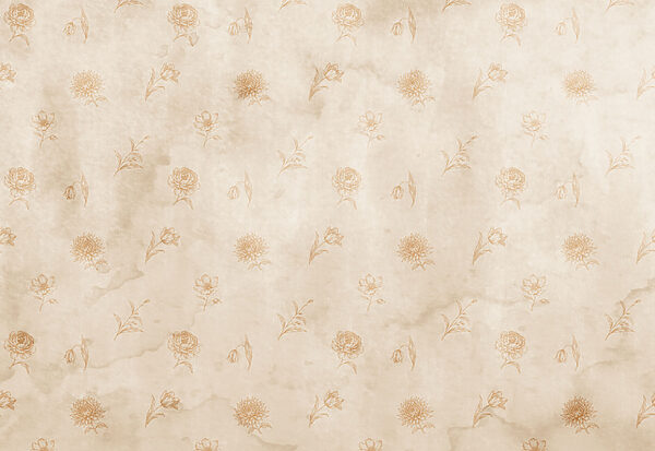 Pattern of flowers on a white surface Pattern of flowers on a white surface