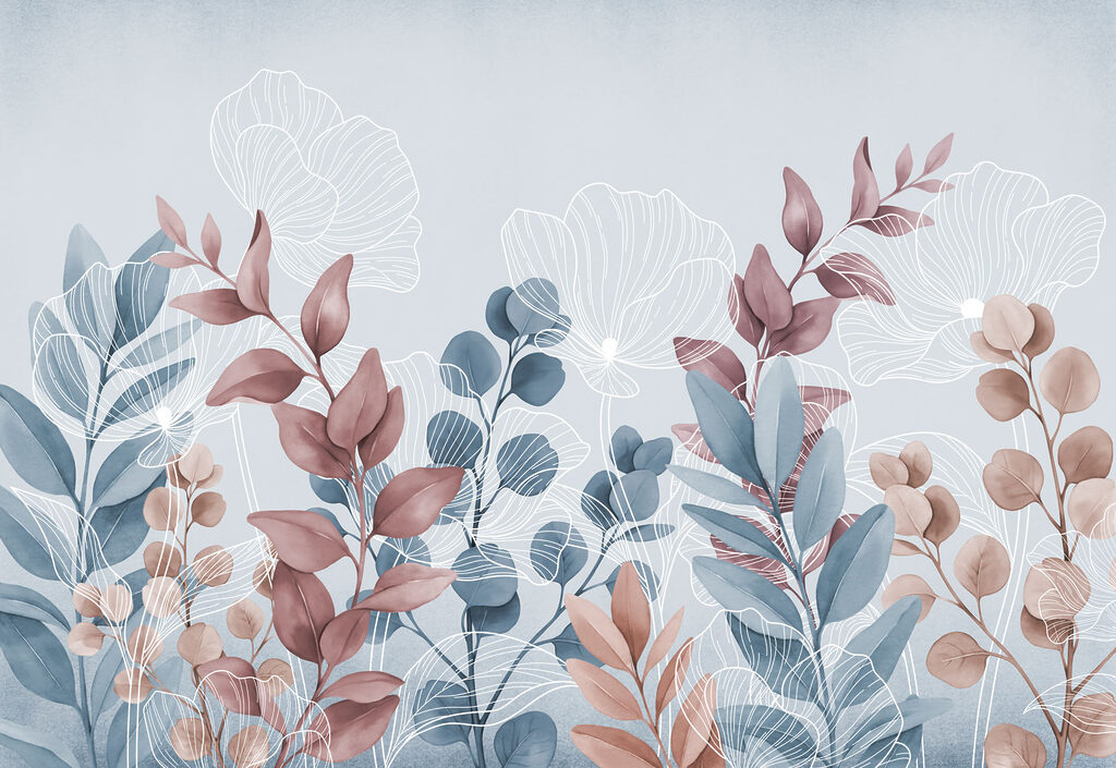 Elegant floral design with soft hues