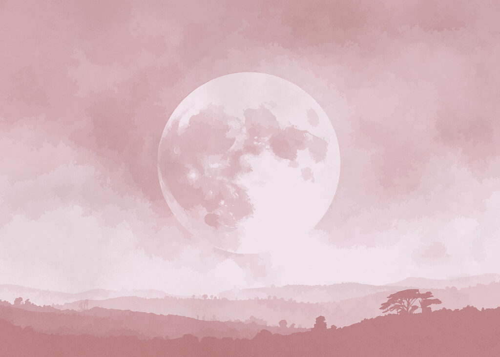 Moon in the sky