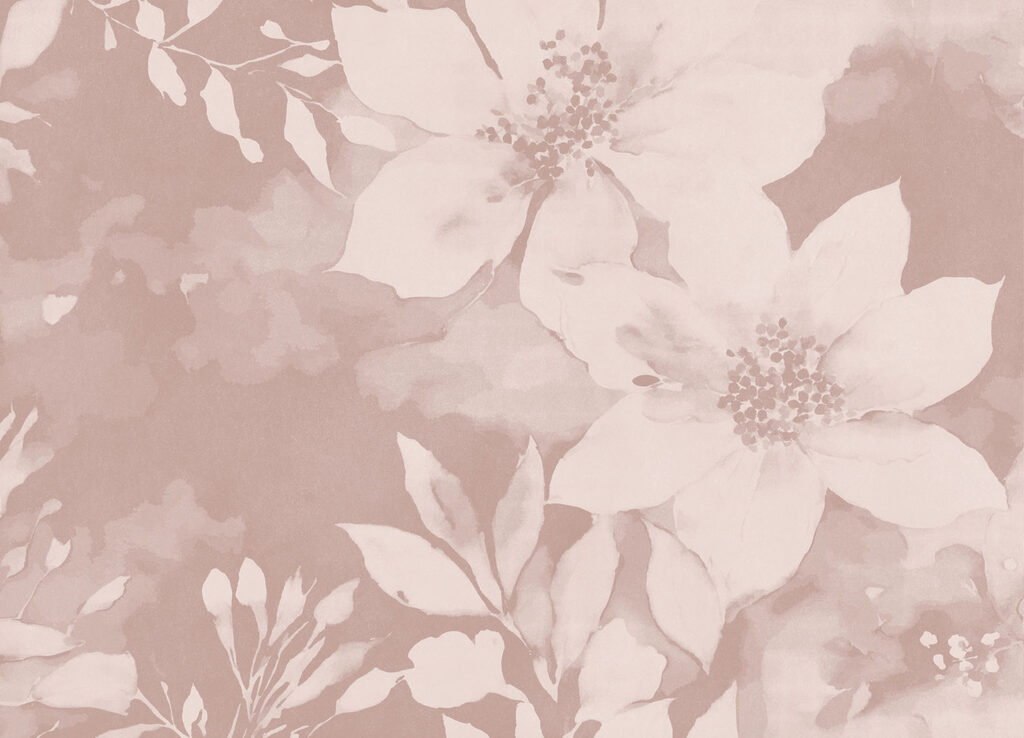 Soft floral elegance in muted tones