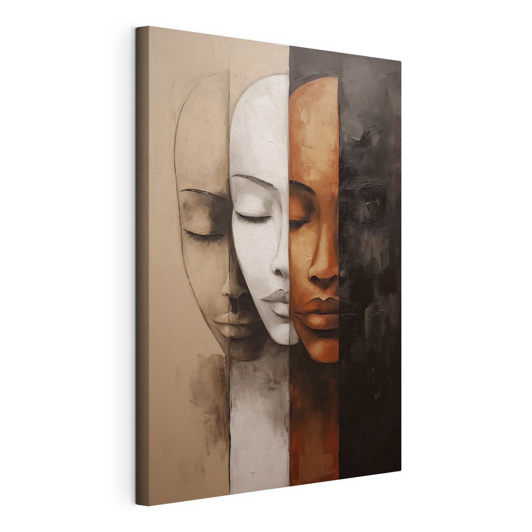 Painting of a woman's face