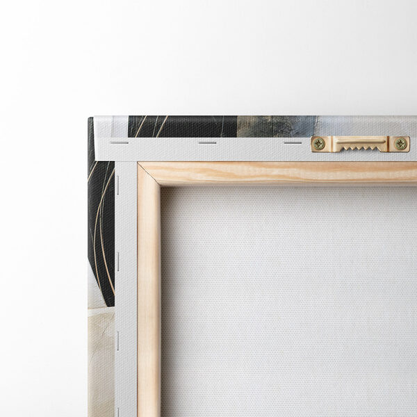 Painting of a black and white art Painting of a black and white art