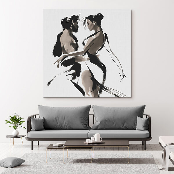 Man and woman dancing Man and woman dancing