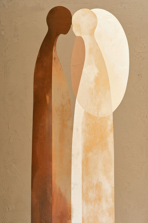 Painting of a couple of shapes Painting of a couple of shapes